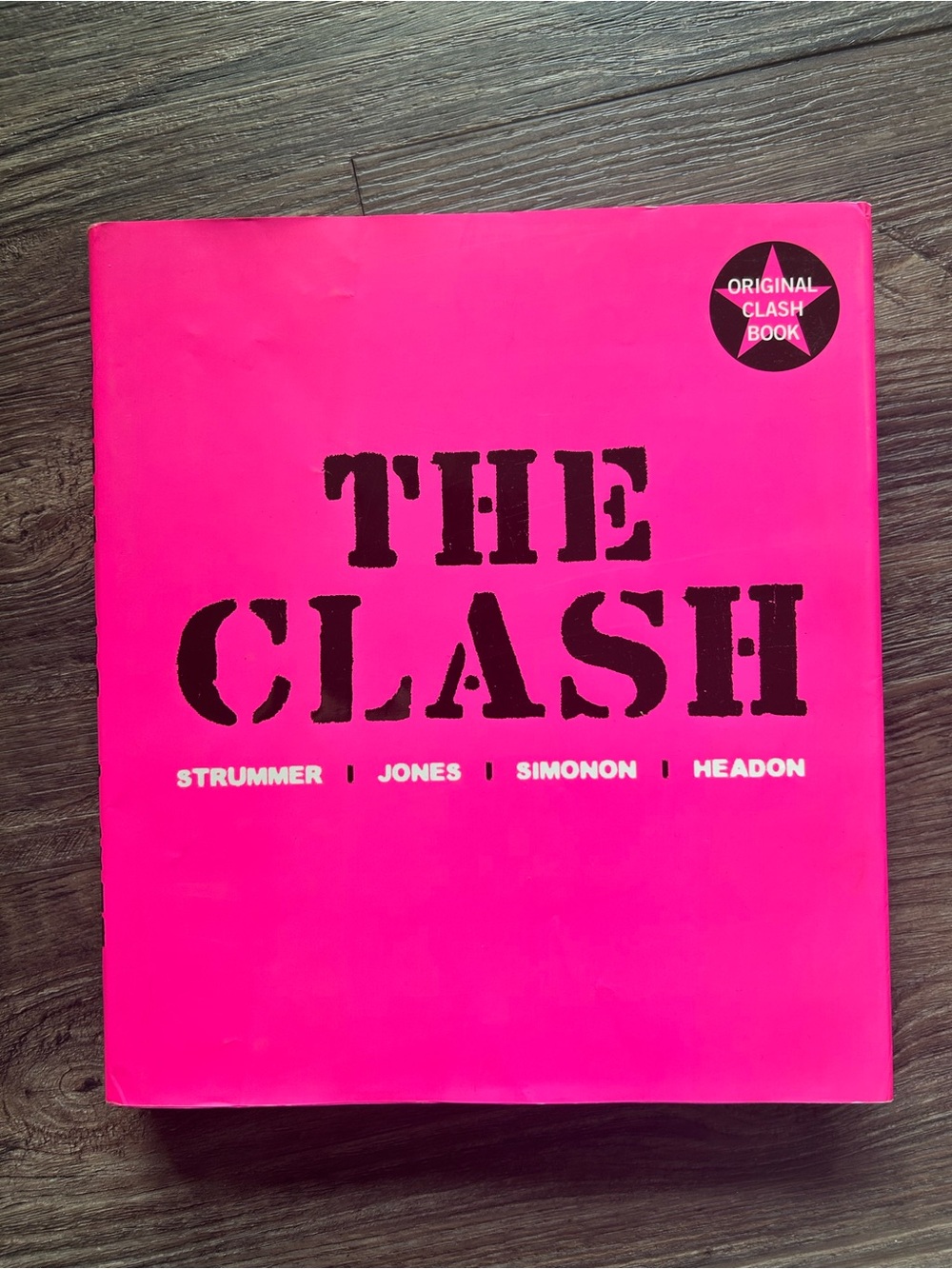 The Clash Original Clash Book - Hot Pink Cover